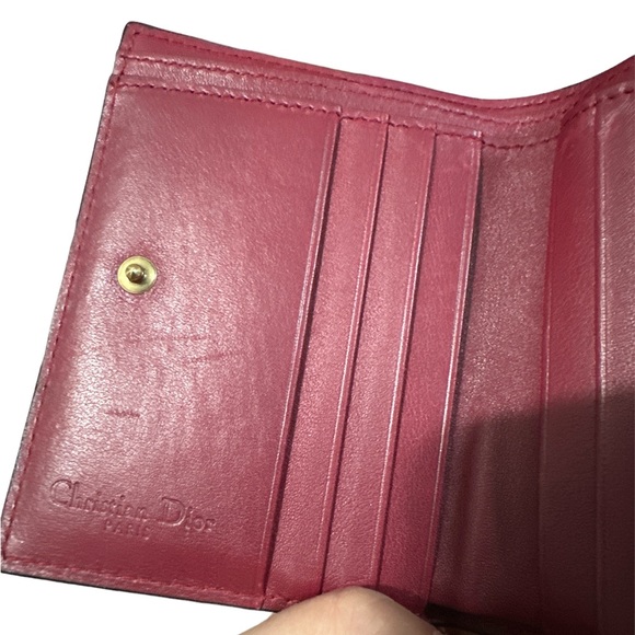 Authentic Dior Lady D Compact Bifold Small Wallet Used Condition - Picture 9 of 13